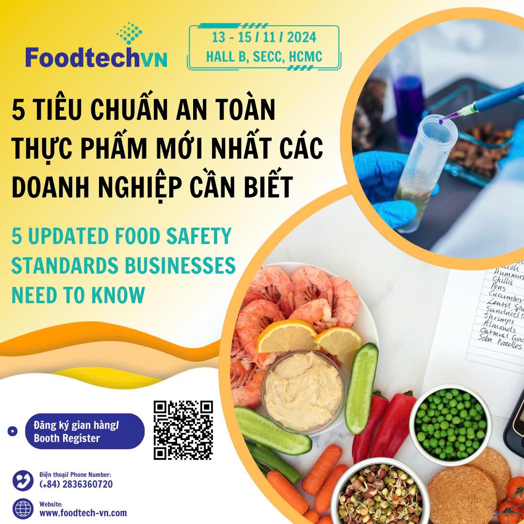 5 TIÊU CHUẨN AN TOÀN THỰC PHẨM MỚI NHẤT CÁC DOANH NGHIỆP CẦN BIẾT