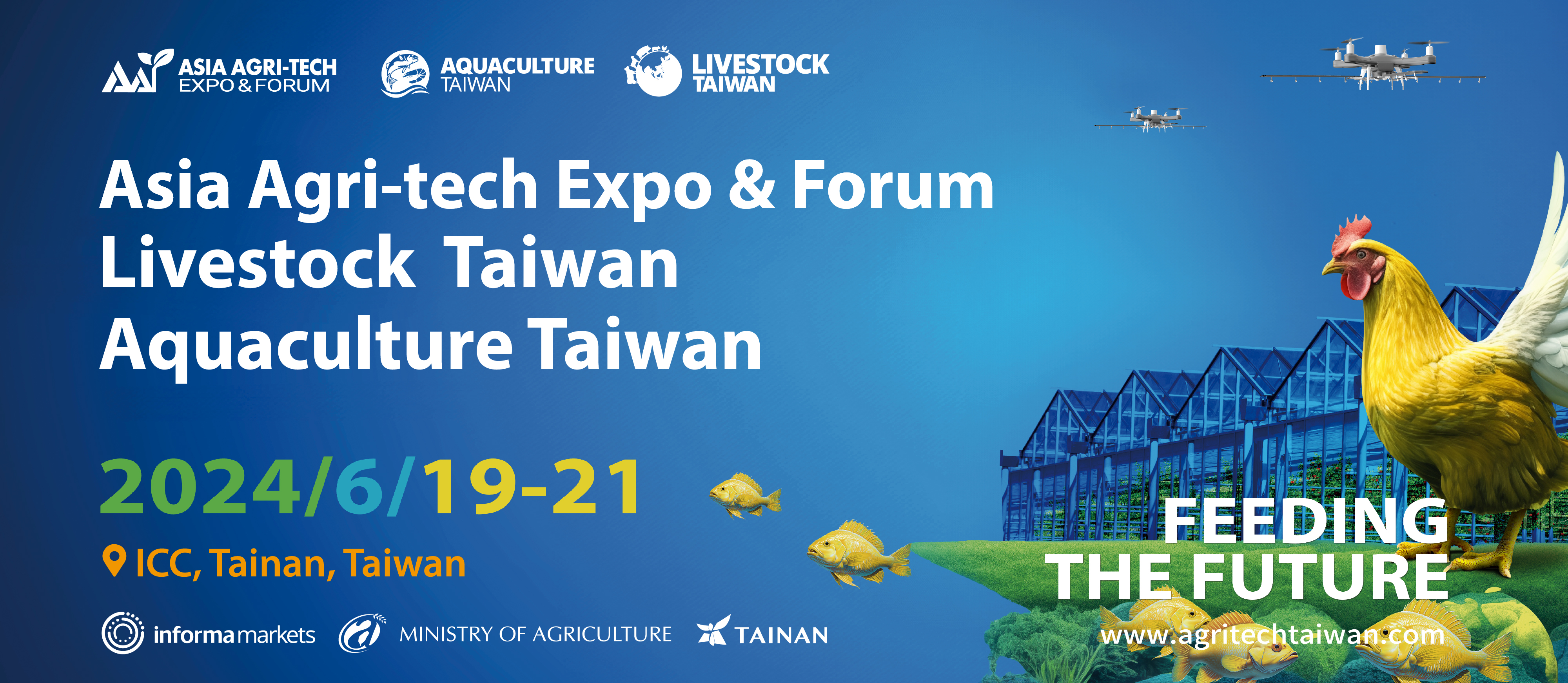 The 2024 Asia Agri-Tech Expo & Forum Demonstrates Taiwan’s Prowess on Smart Farming & Biotechnology, brings in Future and Revolution to Agriculture, Livestock and Aquaculture Industries 