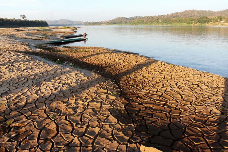 Theo thông tin từ Ủy hội sông Mekong, mực nước sông Mekong vào đầu mùa lũ 2019 đang ở mức thấp nhất kể từ năm 1992.