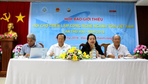Sáng nay, tại Bạc Liêu, Hội Nghề cá Việt Nam đã có buổi làm việc với Sở NN&PTNT Bạc Liêu; Sở Văn hóa Thể thao và Du lịch; Sở Công thương và các cơ quan, đơn vị chức năng liên quan về công tác tổ chức Hội chợ Triển lãm Công nghệ ngành tôm Việt Nam lần thứ 2 (VietShrimp 2018).